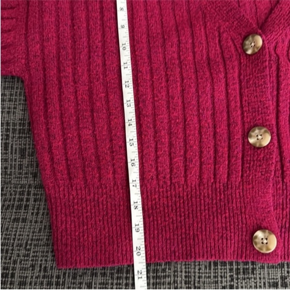 A NEW DAY | Pink Ribbed Cardigan Sweater - Picture 4 of 5